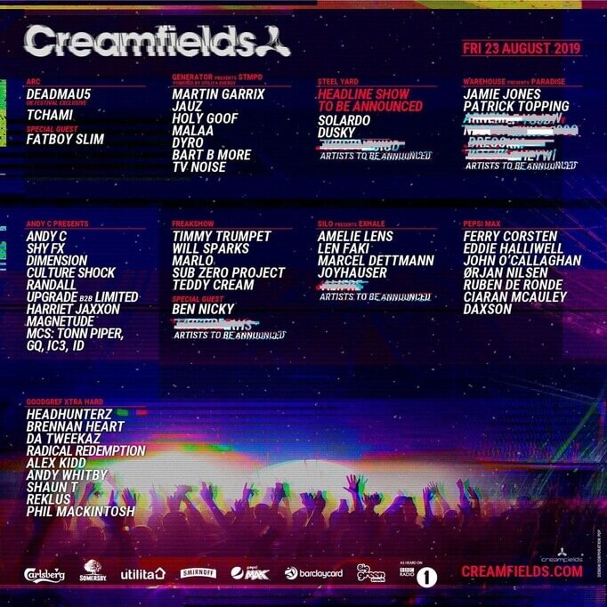 Creamfields 2019 Пятница